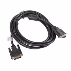 Lanberg CA-DVID-10CC-0030-BK Dvi-D (24+1Pol) Stecker auf Dvi-D (24+1Pol) Stecker Dual Link Kabel, 3m schwarz câble DVI Noir