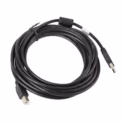 Lanberg CA-USBA-11CC-0050-BK câble USB 5 m USB 2.0 USB B Noir