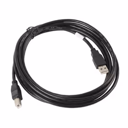 Lanberg CA-USBA-10CC-0030-BK câble USB 3 m USB 2.0 USB B Noir