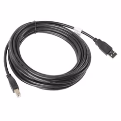 Lanberg CA-USBA-10CC-0050-BK câble USB 5 m USB 2.0 USB B Noir