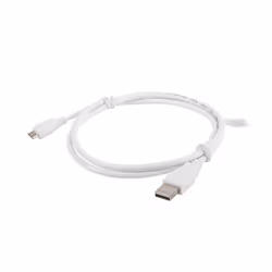 Lanberg CA-USBM-10CC-0010-W câble USB 1 m USB 2.0 Micro-USB A USB A Blanc