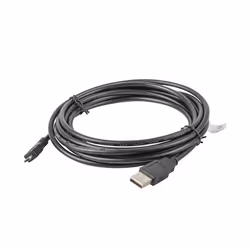 Lanberg CA-USBM-10CC-0030-BK câble USB 3 m USB 2.0 Micro-USB B USB A Noir