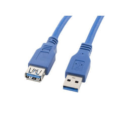 Lanberg CA-US3E-10CC-0018-B câble USB 1,8 m USB A Bleu