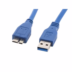 Lanberg CA-US3M-10CC-0005-B, 0,5 m, Micro-USB A, USB A, 600 Mbit/s, Bleu