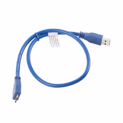Lanberg CA-US3M-10CC-0005-B câble USB 0,5 m Micro-USB A USB A Bleu