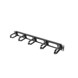 Lanberg AK-1205-B accessoire de racks Panneau de gestion de câbles