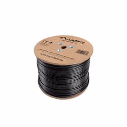 Lanberg LCU5-30CU-0305-BK câble de réseau Noir 305 m Cat5e U/UTP (UTP)