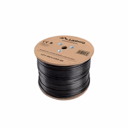 Lanberg LCF5-30CU-0305-BK câble de réseau Noir 305 m Cat5e F/UTP (FTP)