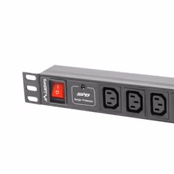 Lanberg PDU-10I-0200-IEC-BK unité de distribution d'énergie 10 sortie(s) CA 1U Noir