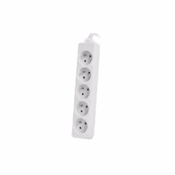 Lanberg PS0-05E-0150-W multiprise 1,5 m 5 sortie(s) CA Intérieure Blanc