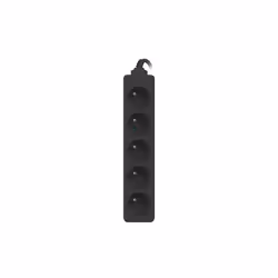 Lanberg PS0-05E-0150-BK multiprise 1,5 m 5 sortie(s) CA Intérieure Noir