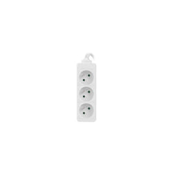 Lanberg PS0-03E-0300-W multiprise 3 m 3 sortie(s) CA Intérieure Blanc