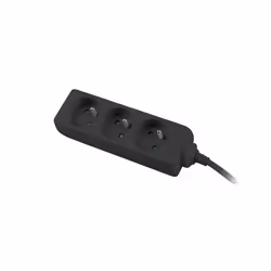 Lanberg PS0-03E-0300-BK multiprise 3 m 3 sortie(s) CA Intérieure Noir