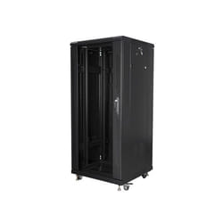 Lanberg FF01-6627-12B étagère 27U Rack autonome Noir