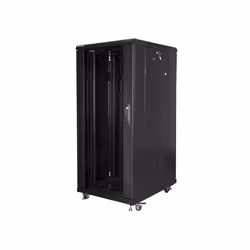 Lanberg FF01-6827-12B, Rack autonome, 27U, 800 kg, 72,3 kg, Noir