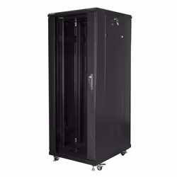 Lanberg FF01-6832-12B, Rack autonome, 32U, 800 kg, Verrouillage des touches, Rails de rack, Pieds réglables