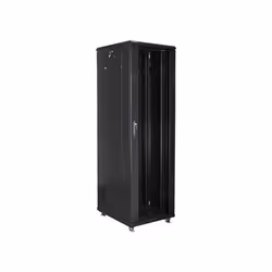 Lanberg FF01-6842-12B, Rack autonome, 42U, 800 kg, Verrouillage des touches, Rails de rack, Pieds réglables