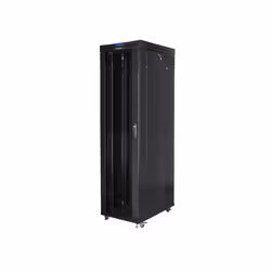 Lanberg FF01-8047-12B, Rack autonome, 47U, 800 kg, Verrouillage des touches, Rails de rack, Pieds réglables