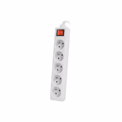 Lanberg PS1-05E-0150-W multiprise 1,5 m 5 sortie(s) CA Intérieure Blanc - Vue supplémentaire 4
