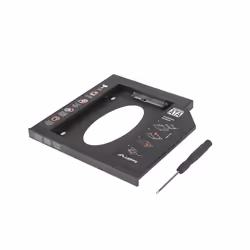 Lanberg IF-SATA-10, Chariot HDD/SSD de Laptop, Noir, Plastique, Monochromatique, 6,35 cm (2.5"), HDD &amp; SSD