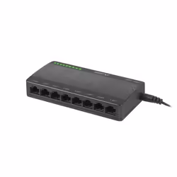 Lanberg DSP1-1008 commutateur réseau Non-géré Gigabit Ethernet (10/100/1000) Noir, Gris