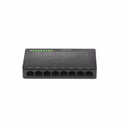 Lanberg DSP1-1008 commutateur réseau Non-géré Gigabit Ethernet (10/100/1000) Noir, Gris - Vue supplémentaire 4