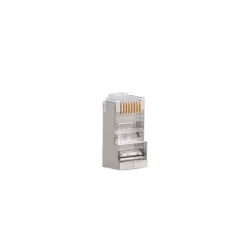 Lanberg PLS-5020, RJ-45, Acier inoxydable, Transparent, Cat5e, F/UTP (FTP), 20 pièce(s), Sac en polyéthylène