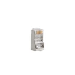 Lanberg PLS-5020 connecteur de fils RJ-45 Acier inoxydable, Transparent