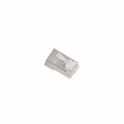 Lanberg PLS-5020 connecteur de fils RJ-45 Acier inoxydable, Transparent