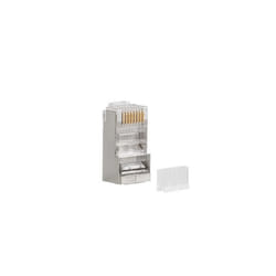 Lanberg PLS-6000 connecteur de fils RJ-45 Acier inoxydable, Transparent