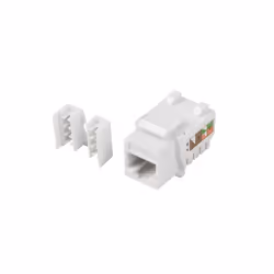 Lanberg KSU5-1090, Courbe, Blanc, RJ-45, LSA, Femelle, 22/26