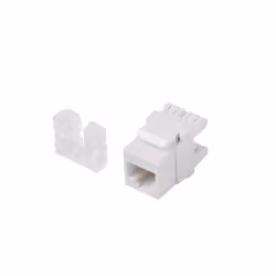 Lanberg KSU5-1000, Plat, Blanc, RJ-45, LSA, Femelle, Femelle