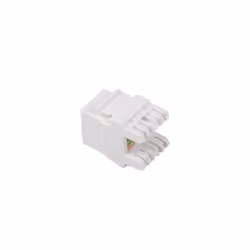 Lanberg KSU6-1000, Plat, Blanc, RJ-45, LSA, Mâle, Femelle