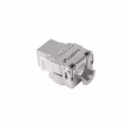 Lanberg KSF5-2000, Plat, Acier inoxydable, RJ-45, LSA, Femelle, Femelle