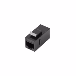Lanberg KSU5-3000, Plat, Noir, RJ-45, RJ-45, Femelle, Cat5, Cat5e