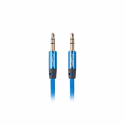 Lanberg CA-MJMJ-10CU-0030-BL, 3,5mm, Mâle, 3,5mm, Mâle, 3 m, Bleu