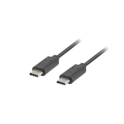 Lanberg CA-CMCM-10CU-0010-BK câble USB 1 m USB 2.0 USB C Noir