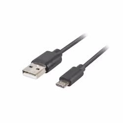 Lanberg CA-USBM-20CU-0018-BK, 1,8 m, Micro-USB A, USB C, USB 2.0, 480 Mbit/s, Noir