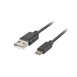 Lanberg CA-USBM-20CU-0018-BK câble USB 1,8 m USB 2.0 Micro-USB A USB C Noir