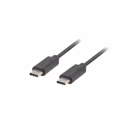Lanberg CA-CMCM-31CU-0010-BK, 1 m, USB C, USB C, USB 3.2 Gen 1 (3.1 Gen 1), 5000 Mbit/s, Noir