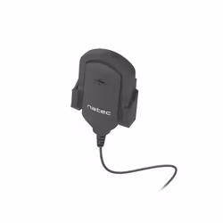 NATEC NMI-1352, Microphone à clipser, -58 dB, 50 - 16000 Hz, Condensateur, Avec fil, 3,5 mm (1/8")