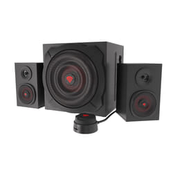 GENESIS Helium 610BT set d'enceintes 60 W Haut-parleur Noir, Rouge 2.1 canaux Bluetooth