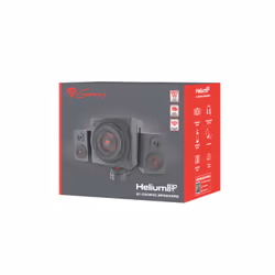 GENESIS Helium 610BT set d'enceintes 60 W Haut-parleur Noir, Rouge 2.1 canaux Bluetooth - Vue supplémentaire 4