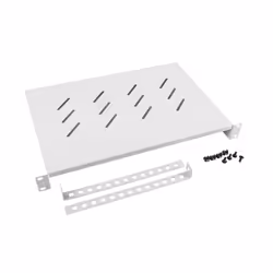 Lanberg AK-1004-S, Étagère, Gris, 25 kg, 1U, 48,3 cm (19"), 483 mm