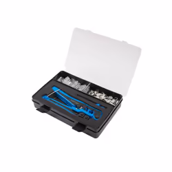 Lanberg NT-0303 Pince à sertir Ensemble d'outils Noir, Bleu