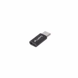 Lanberg AD-UC-UM-02, USB 2.0 Type C, Micro-USB 2.0 Type B, Noir