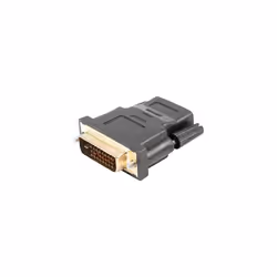 Lanberg AD-0010-BK, HDMI, DVI-D, Noir