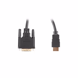 Lanberg CA-HDDV-20CU-0018-BK câble vidéo et adaptateur 1,8 m HDMI Type A (Standard) DVI-D Noir