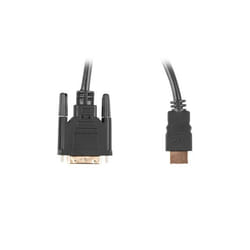 Lanberg CA-HDDV-20CU-0030-BK câble vidéo et adaptateur 3 m HDMI Type A (Standard) DVI-D Noir