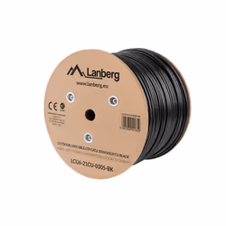 Lanberg LCU6-21CU-0305-BK, 305 m, Cat6, U/UTP (UTP)
